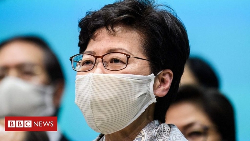 nha lanh dao hong kong ca ngoi luat an ninh quoc gia la buoc phat trien quan trong nhat ngoai truong my noi se khong dung nhin