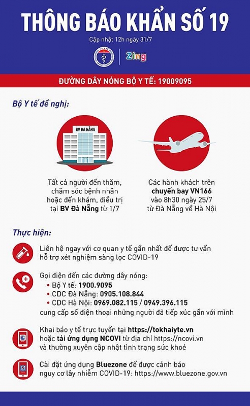 bo y te khan tim nguoi tren chuyen bay vn166 tu da nang ve ha noi