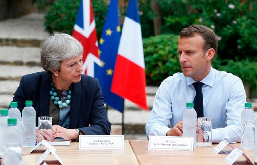 ba may gap ong macron tim kiem su ho tro trong ke hoach brexit