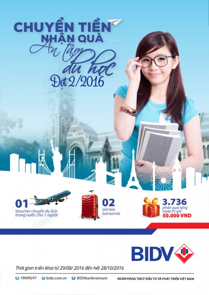 bidv dap ung tot nhu cau chuyen ngoai te ra nuoc ngoai