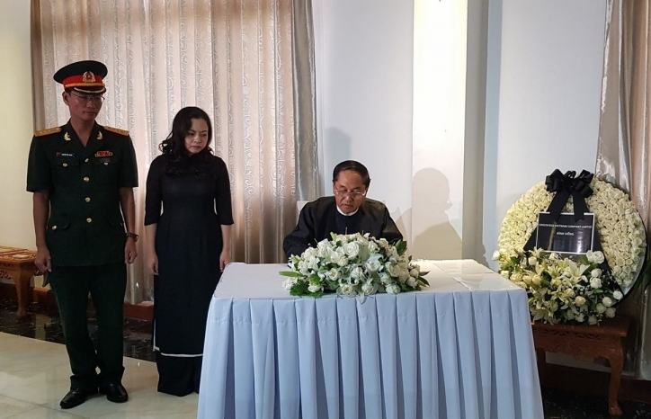 Lễ viếng cố Chủ tịch nước Trần Đại Quang tại Myanmar và Hàn Quốc