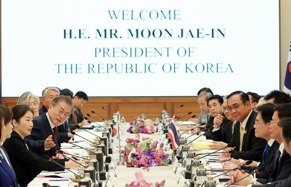 Công du Thái Lan, Tổng thống Hàn Quốc đề xuất hợp tác chặt chẽ về công nghệ cao