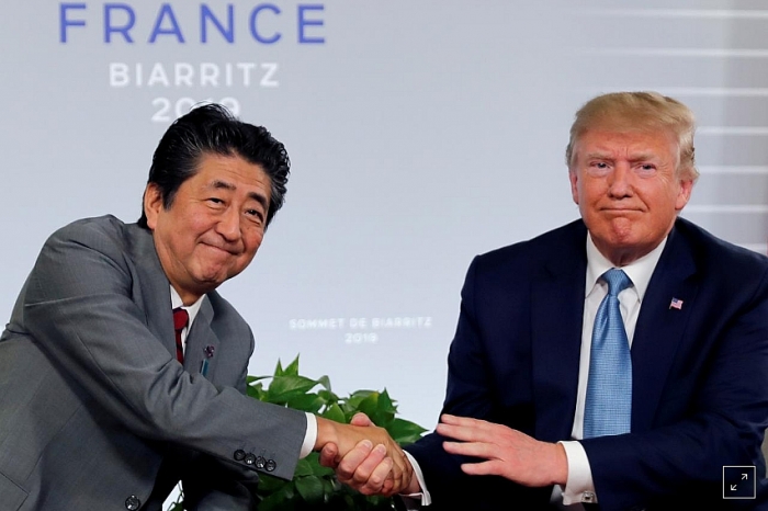 Mỹ và Nhật Bản ký thỏa thuận thương mại giới hạn my va nhat ban ky thoa thuan thuong mai gioi han