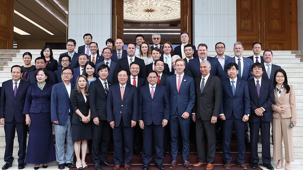 hoi nghi thu tuong chinh phu voi doanh nghiep dau tu nuoc ngoai vuot qua thu thach nam bat co hoi hop tac phat trien