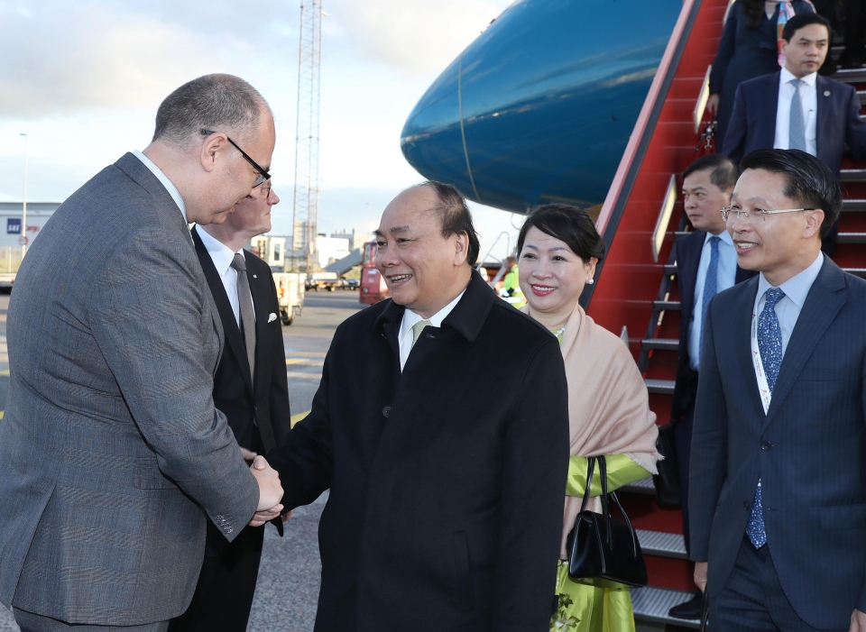 thu tuong den copenhagen tham du p4g va tham chinh thuc vuong quoc dan mach