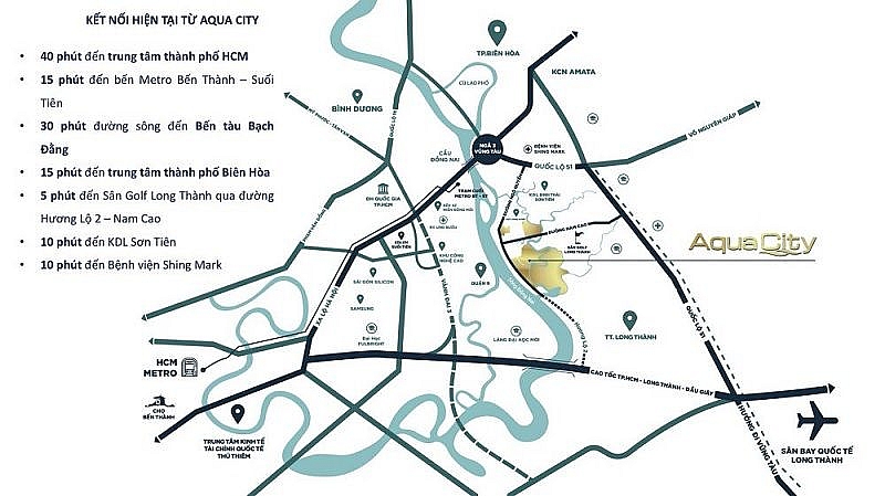 Giá bất động sản Aqua City tăng nhanh nhờ ba yếu tố này