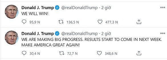 bau cu my 2020 dang cong hoa vuon len dan truoc tong thong trump tu tin