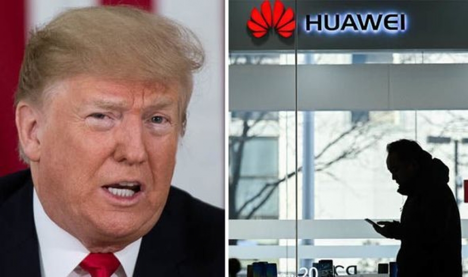 ong trump se mung tuoi huawei va zte bang lenh cam cua