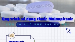 Điều trị F0 tại Hà Nội: Quy trình sử dụng thuốc kháng virus Molnupiravir điều trị F0 thể nhẹ
