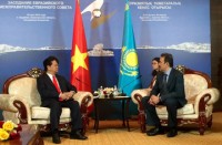 giao luu cong tac ngoai giao doan viet nam kazakhstan