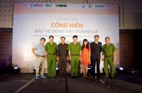 thieu nhi cung bao ve dong vat quy hiem qua tem buu chinh