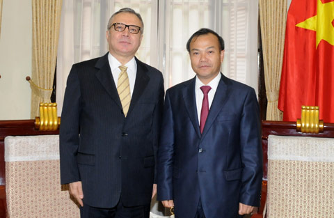 lanh dao bo ngoai giao tiep tan dai su tho nhi ky chao xa giao