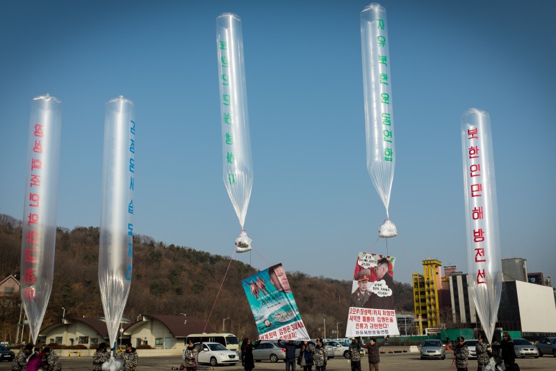 trieu tien rai truyen don o han quoc yeu cau ngung chien tranh tam ly