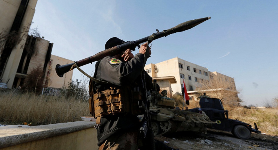 cac luc luong iraq giai phong dai hoc mosul