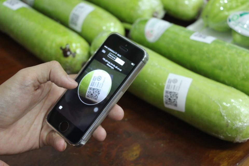 dung zalo truy xuat nguon goc rau qua