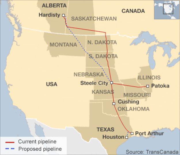 my canada giam cang thang ve du an keystone xl