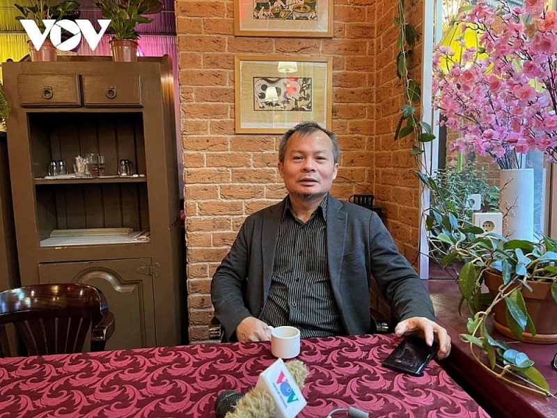 Ông Đào Đại Hải, Phó chủ tịch Hội người Việt tại Saint.Peterburg. (Nguồn: VOV)