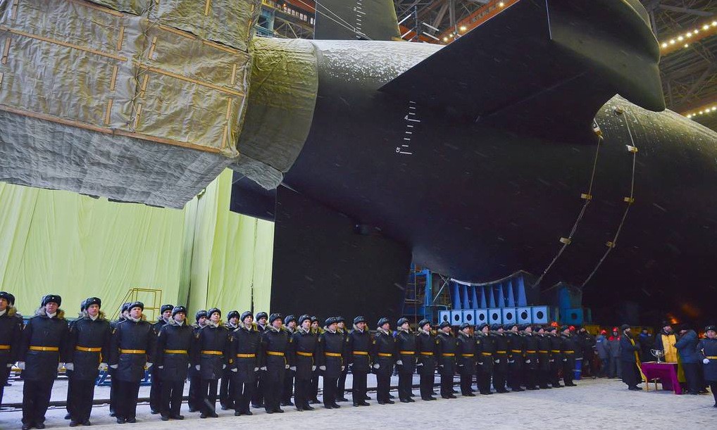 Nga hạ thủy tàu ngầm hạt nhân chiến lược