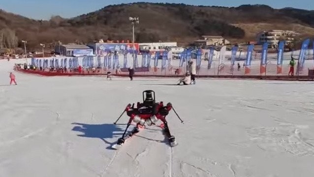 Trung Quốc trình làng robot mới có khả năng trượt tuyết như vận động viên