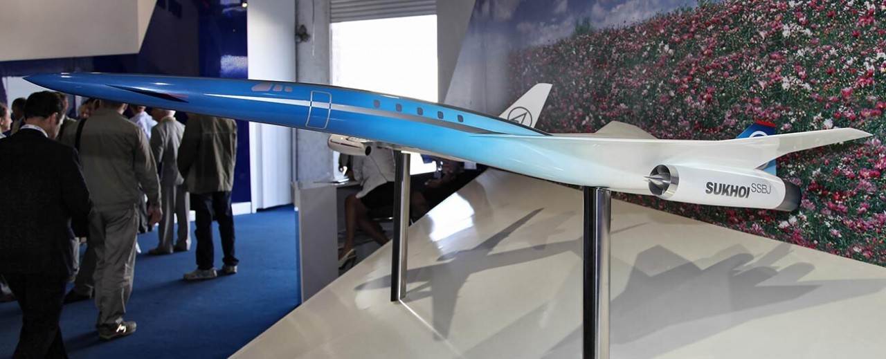 Mô hình máy bay thương mại S-21 của Sukhoi. (Nguồn: vitalykuzmin)