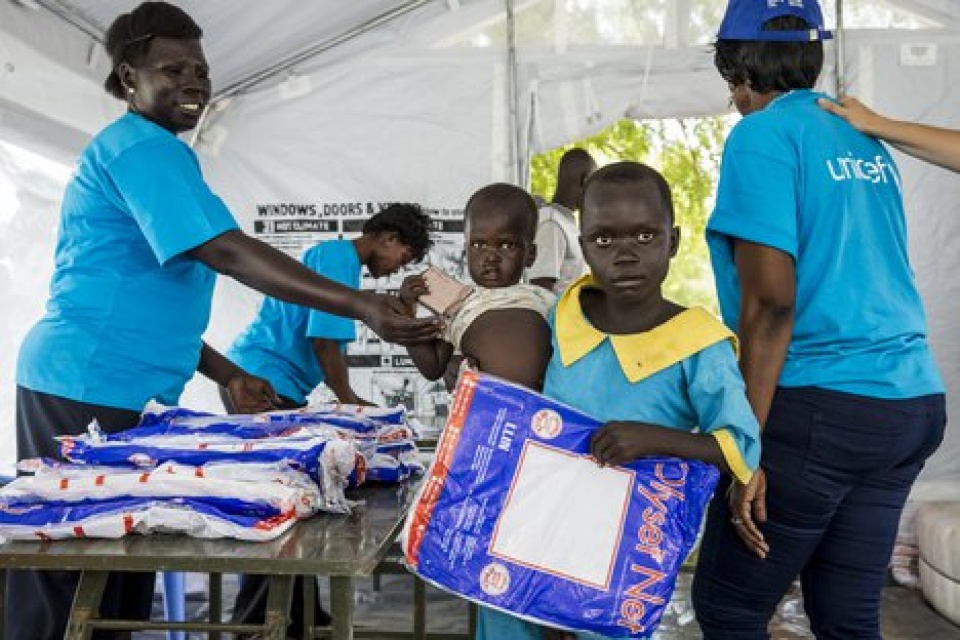 unicef keu goi tai tro 110 trieu usd cho tre em sudan