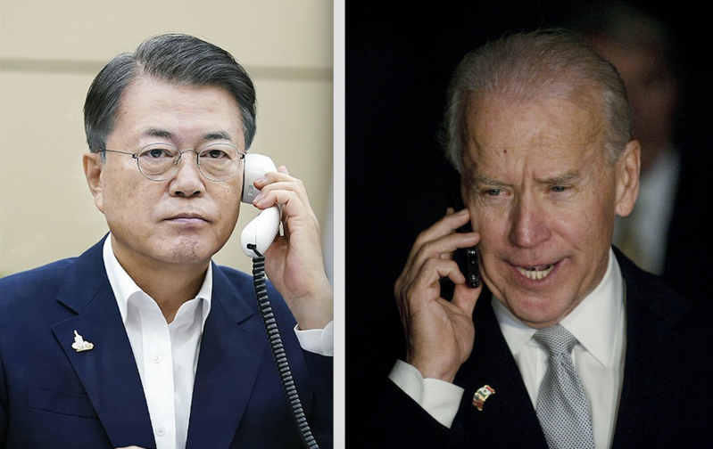 Điện đàm Moon-Biden: Đồng minh mãi là 'chân ái' Điện đàm Moon-Biden: Đồng minh mãi là 'chân ái'