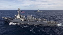 Trung Quốc phản đối tàu khu trục Mỹ ở Eo biển Đài Loan, coi đó là hành động khiêu khích