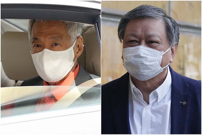 Thủ tướng Singapore Lý Hiển Long (trái) và blogger Leong Sze Hian, người chia sẻ thông tin sai sự thật. (Nguồn: ST)