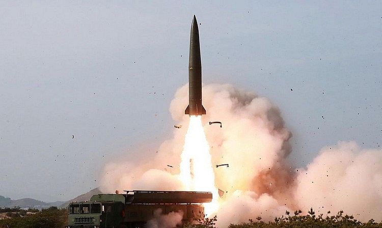 Tên lửa Triều Tiên phóng thử hồi tháng 7/2019. (Nguồn: KCNA)
