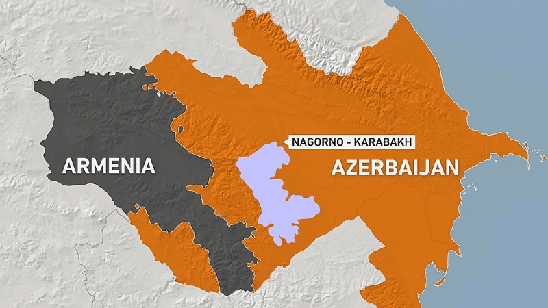 Nga 'ra tay' giúp phân định biên giới Armenia-Azerbaijan