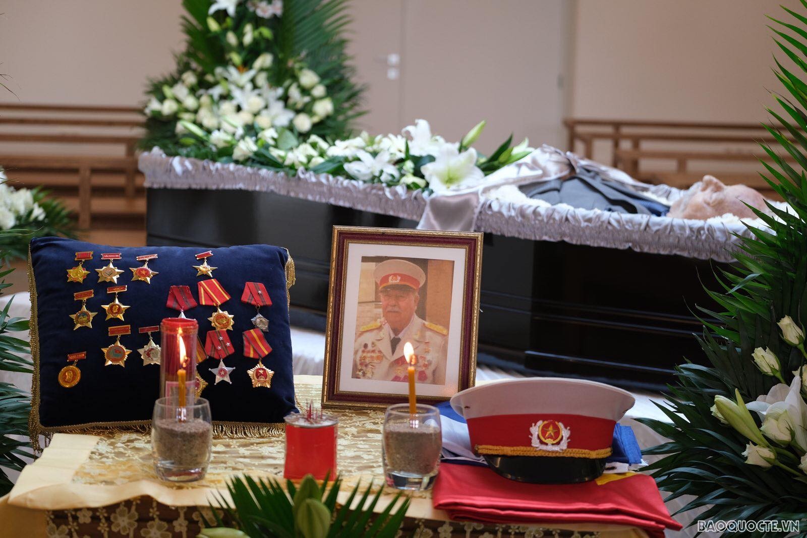 Lễ tang Anh hùng lực lượng vũ trang Kostas Sarantidis Nguyễn Văn Lập