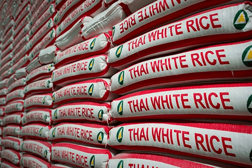 Xuất khẩu gạo của Thái Lan hiện đang thấp hơn mục tiêu. (Nguồn: BKP)
