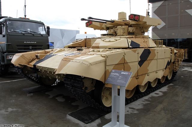 Phiên bản mới của xe chiến đấu hỗ trợ tăng Terminator-2 do Nga sản xuất. (Nguồn: AIF)