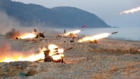 Triều Tiên bắn đạn pháo, Hàn Quốc và Mỹ duy trìtư thếs ẵnsàng