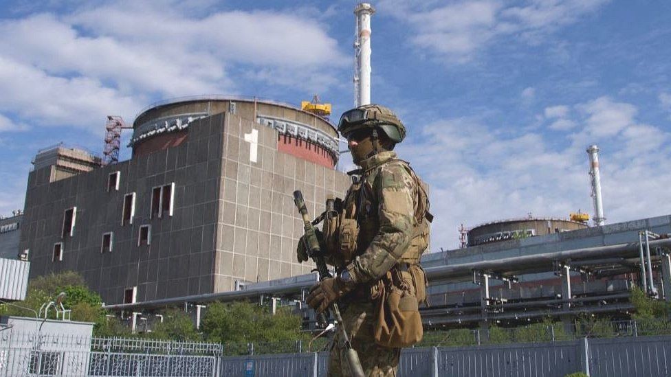 Zaporizhzhia, nhà máy điện hạt nhân lớn nhất của Ukraine. (Nguồn: AFP)