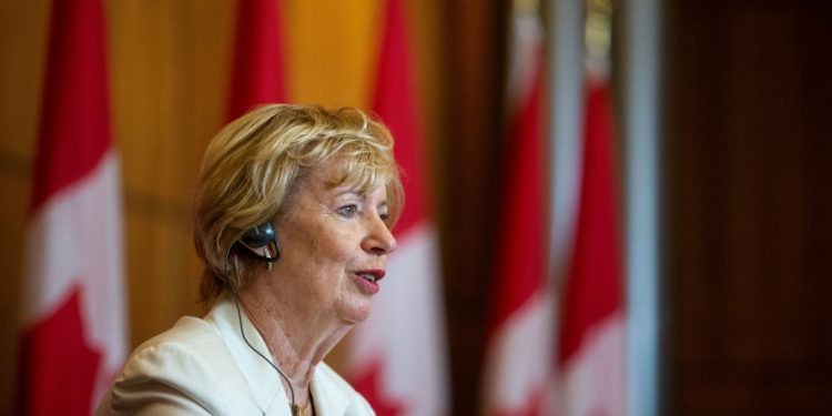 Nghị sĩ Tự do Judy Sgro, chủ tịch Nhóm Hữu nghị Canada-Đài Loan, cho biết chuyến thăm của các Nghị sĩ Canada tới Đài Loan đang được tiến hành. (Nguồn: The Hill Times) Nghị sĩ Tự do Judy Sgro, chủ tịch Nhóm Hữu nghị Canada-Đài Loan, cho biết chuyến thăm của các Nghị sĩ Canada tới Đài Loan đang được tiến hành. (Nguồn: The Hill Times)