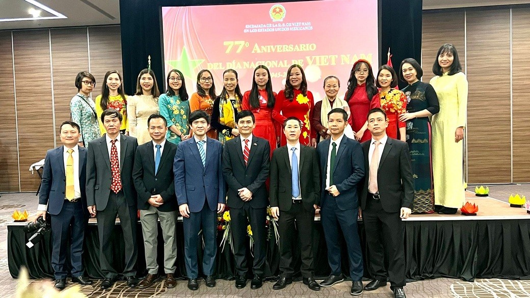 Trang trọng kỷ niệm 77 năm Quốc khánh Việt Nam tại Mexico