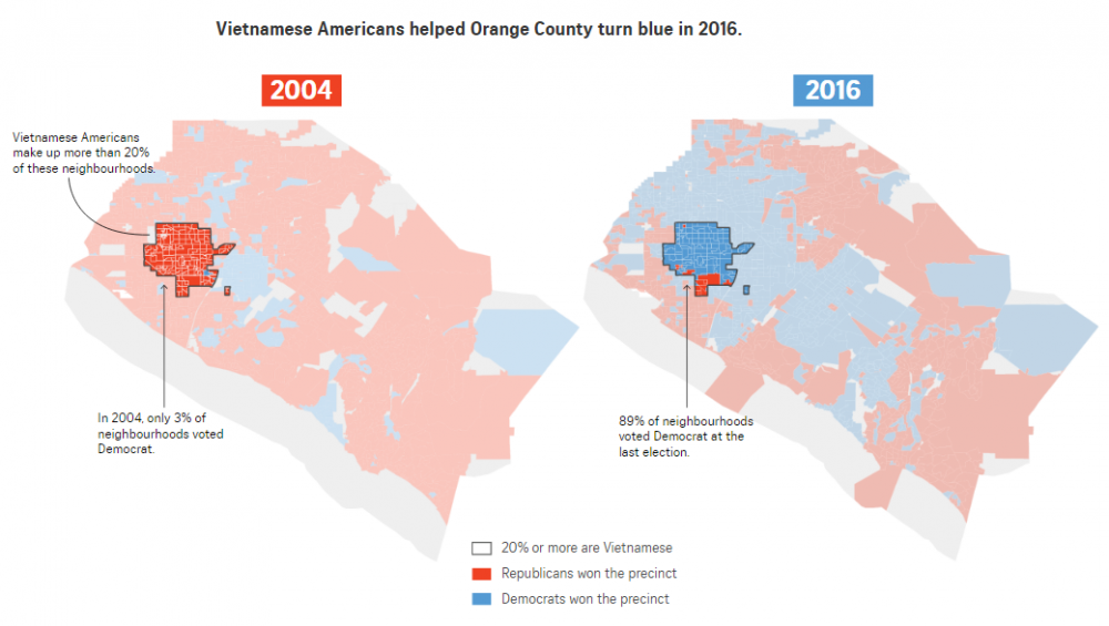 bau cu tong thong my nguoi goc a co the tao ra dot pha