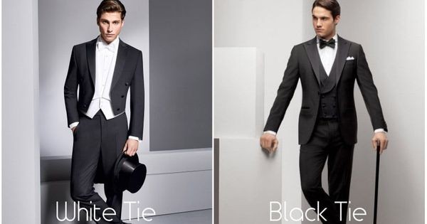 Phan biệt trang phục white-tie và black-tie khác nhau như thế nào?