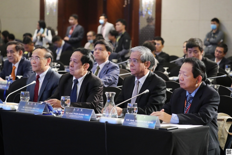 Các đại biểu tham dự Hội thảo quốc tế về Biển Đông lần thứ 12. (Ảnh: Trung Hiếu)