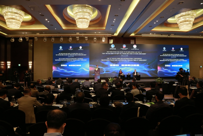 Toàn cảnh Hội thảo quốc tế về Biển Đông lần thứ 12. (Ảnh: Trung Hiếu)