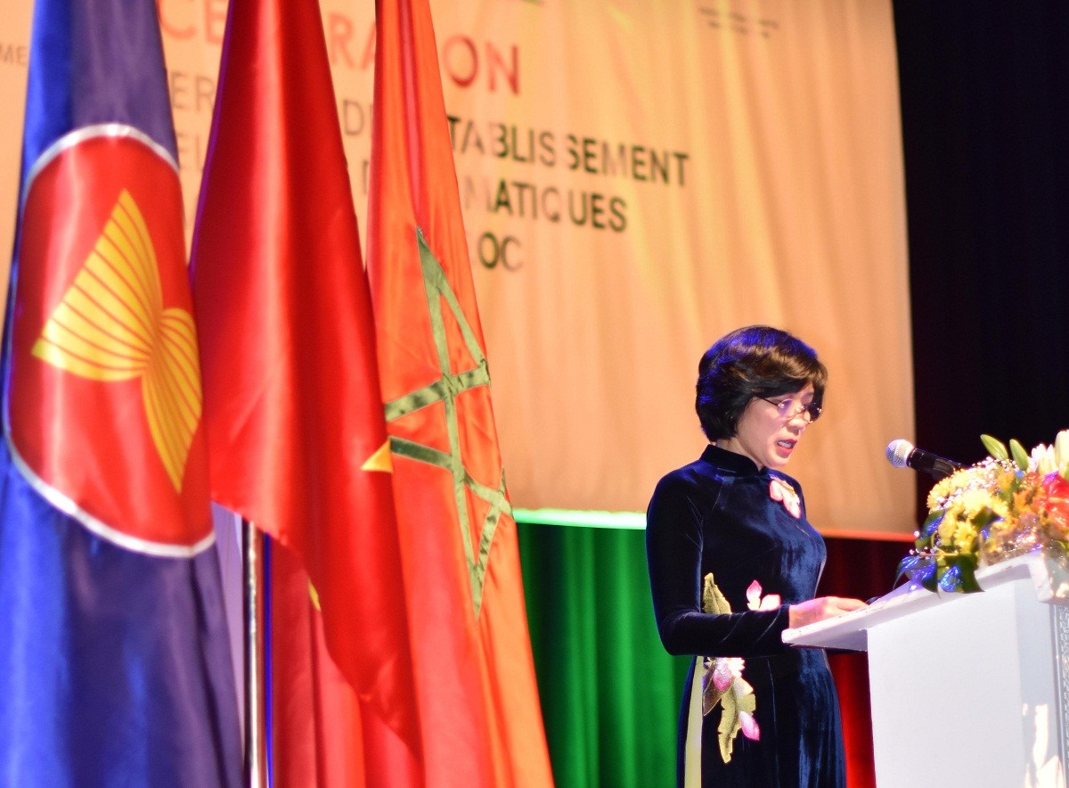 Đại sứ Việt Nam tại Morocco Đặng Thị Thu Hà. 