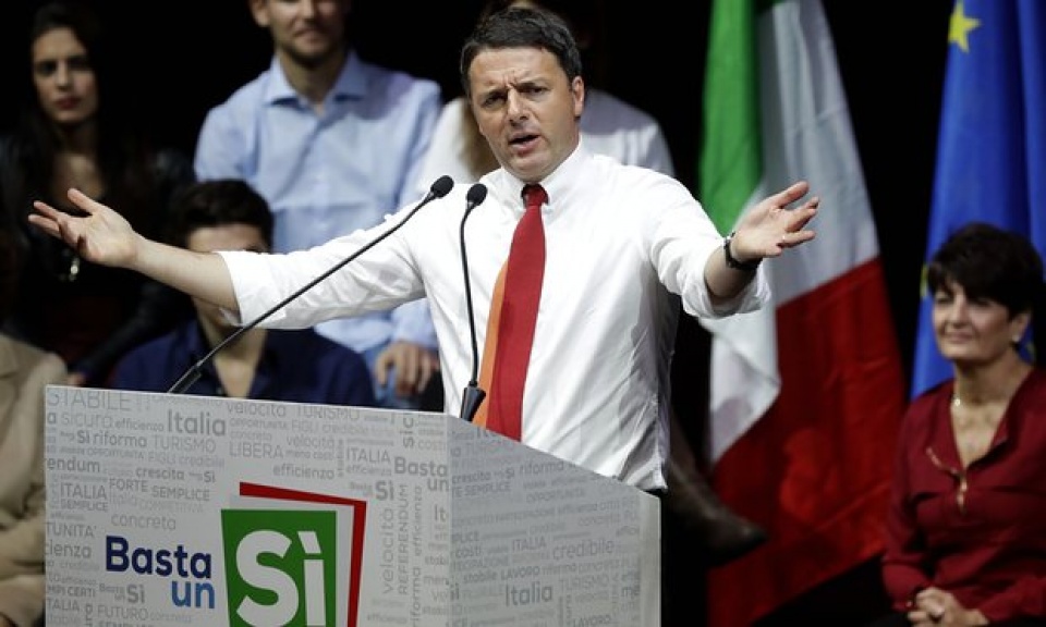 phep thu hien phap cua thu tuong italy matteo renzi
