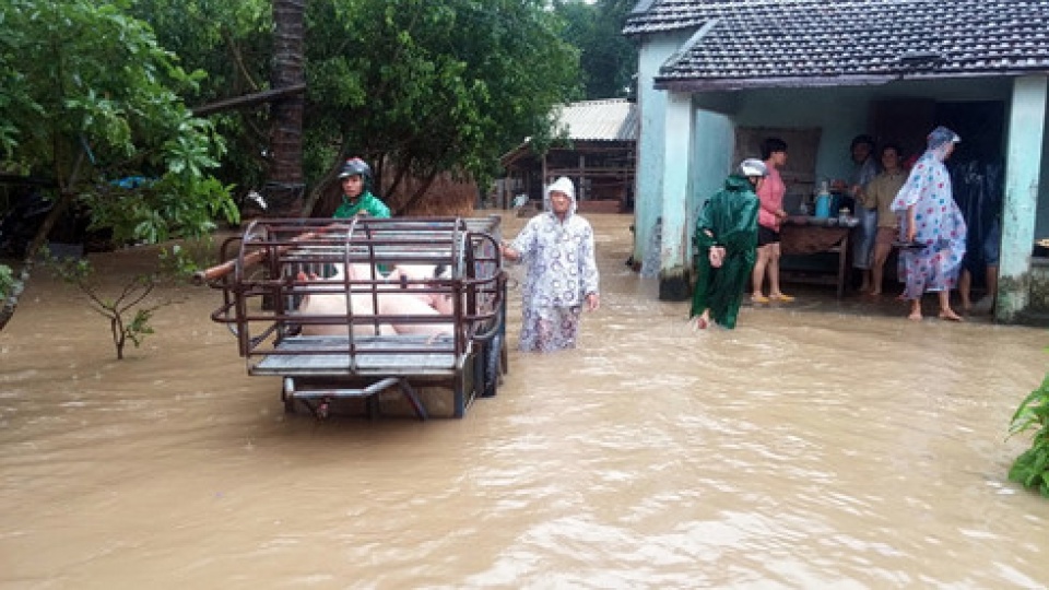 nhieu noi o mien trung bi chia cat do lu lon