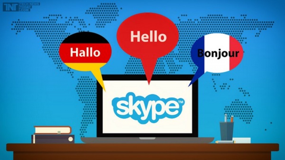 microsoft them chuc nang phien dich truc tiep khi goi dien qua skype