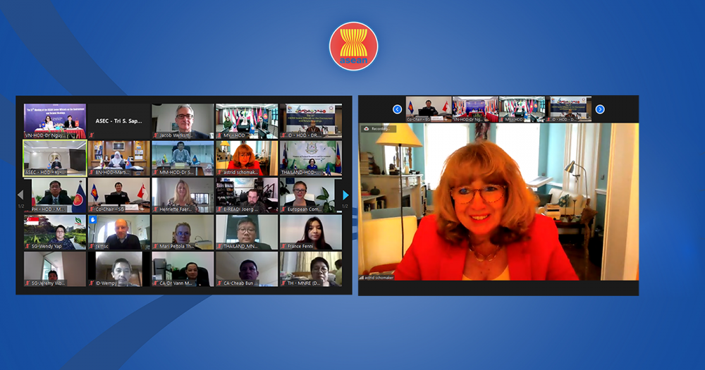 ASEAN và EU vừa tổ chức Đối thoại cấp cao lần thứ hai về môi trường và biến đổi khí hậu. (Nguồn: ASEAN Secretariat News) ASEAN và EU vừa tổ chức Đối thoại cấp cao lần thứ hai về môi trường và biến đổi khí hậu. (Nguồn: ASEAN Secretariat News)