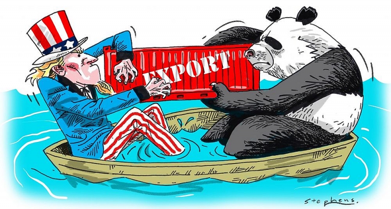 việc Trung Quốc thông qua Luật kiểm soát xuất khẩu chính là biện pháp đáp trả của Bắc Kinh đối với các lệnh trừng phạt thương mại của Mỹ . (Nguồn: SCMP)