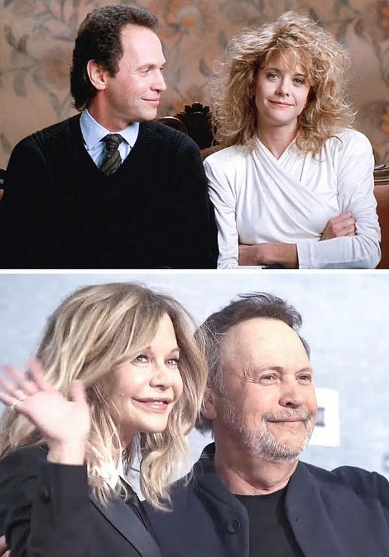 Nữ diễn viên Meg Ryan và bạn diễn Billy Crystal trong When Harry met Sally. (Nguồn: BR)