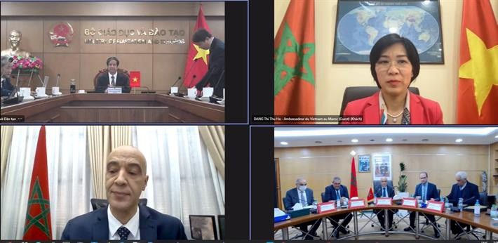 Việt Nam ký kết Ý định thư hợp tác về giáo dục với Morocco