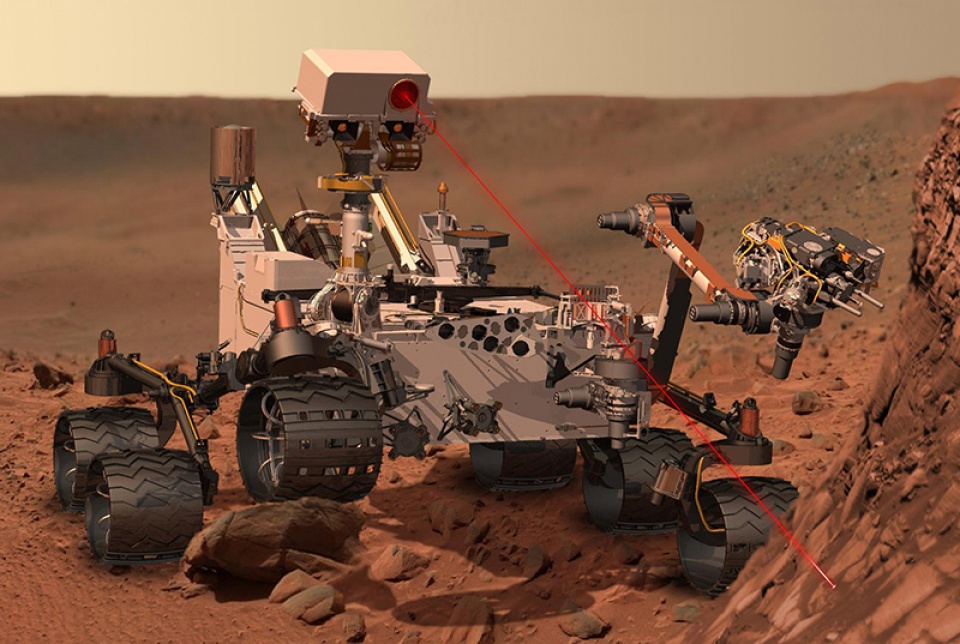 tau tham do curiosity co the tu ban laser tren sao hoa